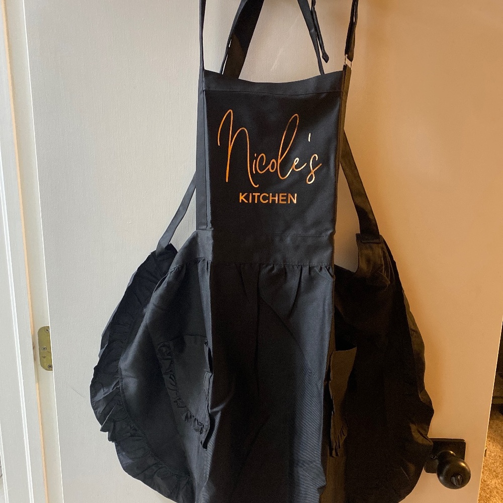 Nicole’s kitchen apron